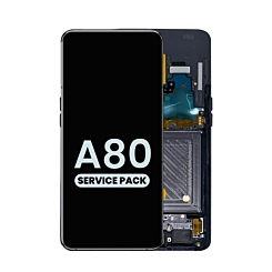 Order the Phantom Black OLED assembly with frame for the Galaxy A80 2019 model A805, service pack.
