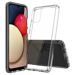 Galaxy A02S Hybrid Case with Air Cushion Technology - CLEAR (Only Ground Shipping)