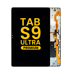 OLED Assembly without Frame for Galaxy Tab S9 Ultra 14.6" (X910 / X916B / 2023) (BLACK) (Premium)