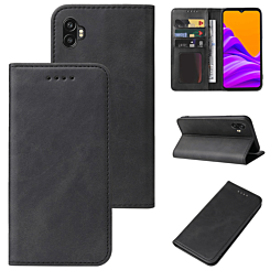 Galaxy X Cover 6 Pro Leather Wallet Case with Card Slot - BLACK (Only Ground Shipping)