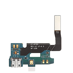 Stock up on the Charging Port Board with Flex Cable for Galaxy Note 2 N7105 International Version.