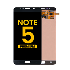 Buy the OLED Assembly without Frame for Galaxy Note 5 N920 in Black Sapphire, Premium.