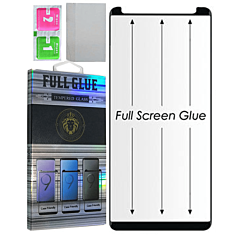 Order the Full Glue Tempered Glass for Galaxy Note 9, case-friendly, 3D curved, one piece.
