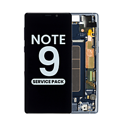 Grab wholesale deals on the OLED Assembly with Frame for Galaxy Note 9 N960 in Ocean Blue, Service Pack.