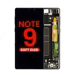 OLED Assembly with Frame for Galaxy Note 9 N960 (MIDNIGHT BLACK) (Aftermarket OLED)