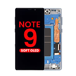OLED Assembly with Frame for Galaxy Note 9 N960 (OCEAN BLUE) (Aftermarket OLED)