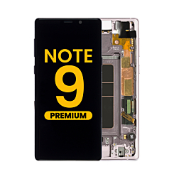 Buy the OLED Assembly with Frame for Galaxy Note 9 N960 in Lavender Purple, Premium.