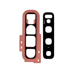 Back Camera Lens with Bracket for Galaxy S10 (PINK)