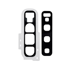 Back Camera Lens with Bracket for Galaxy S10 (WHITE)