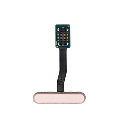 Purchase the power button with flex cable and fingerprint sensor for Galaxy S10E in pink.