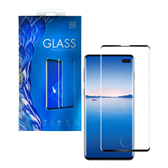 Purchase the tempered glass that supports the fingerprint sensor for Galaxy S10 Plus, case-friendly with 3D curved edges, 1 piece.