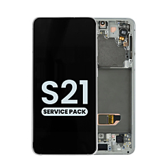 Order the OLED Assembly with Frame for Galaxy S21 G991 in Phantom Gray, Service Pack.
