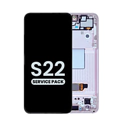 Stock up on the OLED Assembly with Frame for the Galaxy S22 S901 in Pink Gold, Service Pack.
