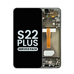 Purchase the OLED Assembly with Frame for the Galaxy S22 Plus S906 in Phantom Black, Service Pack.
