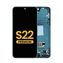 Buy the OLED Assembly with Frame for the Galaxy S22 S901 in Green Premium.
