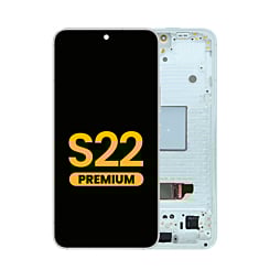 Grab the wholesale deals on the OLED Assembly with Frame for the Galaxy S22 S901 in Phantom White Premium.
