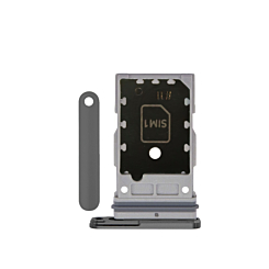 Buy the Dual SIM Card Tray for Galaxy S24 or S24 Plus in onyx black.
