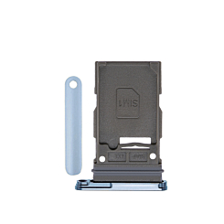 Buy the Single SIM Card Tray for Galaxy S24 or S24 Plus in sapphire blue.
