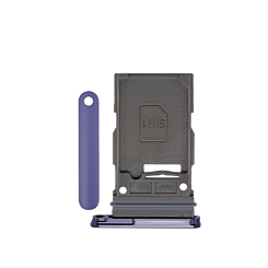 Shop the Single SIM Card Tray for Galaxy S24 or S24 Plus in cobalt violet.
