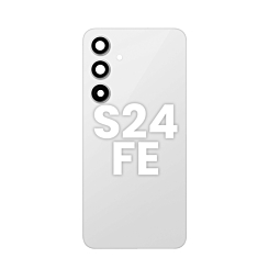 Stock up on the Back Glass with Adhesive for Galaxy S24 FE with no logo in Gray.
