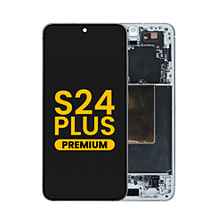Buy the OLED Assembly with Frame for Galaxy S24 Plus S926 in marble gray, premium edition.
