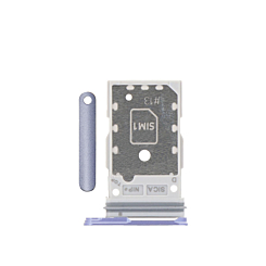 Stock up on the Dual SIM Card Tray for Galaxy S25 and S25 Plus in purple.