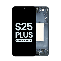 Purchase the OLED Assembly with Frame for Galaxy S25 Plus, model S936, in blueblack, service pack.