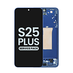 Purchase the OLED Assembly with Frame for Galaxy S25 Plus, model S936, in navy, service pack.