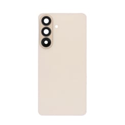 Back Glass with Adhesive and Back Camera Lens for Galaxy S26 (NO LOGO) (PINK GOLD)