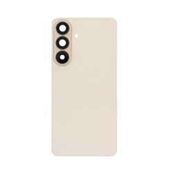 Back Glass with Adhesive and Back Camera Lens for Galaxy S26 Plus (NO LOGO) (PINK GOLD)