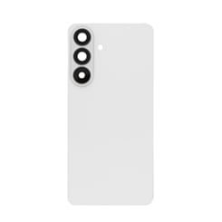 Back Glass with Adhesive and Back Camera Lens for Galaxy S26 (NO LOGO) (WHITE)