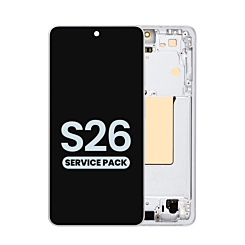 OLED Assembly with Frame for Galaxy S26 (S942) (WHITE) (Service Pack)