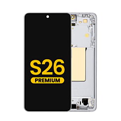 OLED Assembly with Frame for Galaxy S26 (S942) (SILVER SHADOW) (Premium)