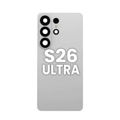 Back Cover with Camera Lens and Adhesive for Galaxy S26 Ultra (NO LOGO) (SILVER SHADOW)