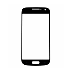 Shop the front glass for Galaxy S4 in black.
