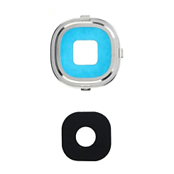 Buy the back camera lens with bracket for Galaxy S4 in white.
