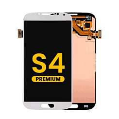Stock up on the premium white OLED assembly without frame for Galaxy S4.
