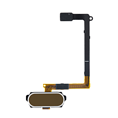 Buy the gold fingerprint sensor with flex cable for Galaxy S6.