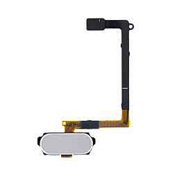 Shop the white fingerprint sensor with flex cable for Galaxy S6.