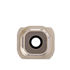 Order the gold back camera lens with bracket for Galaxy S6.