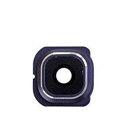 Order the blue back camera lens with bracket for Galaxy S6 Edge.