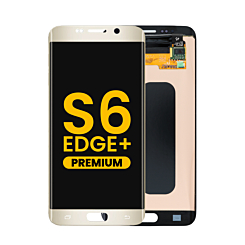 Stock up on the premium gold OLED assembly without frame for Galaxy S6 Edge Plus G928.