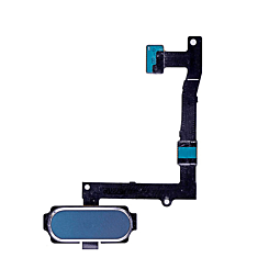 Stock up on the blue fingerprint sensor with flex cable for Galaxy S6 Edge Plus.