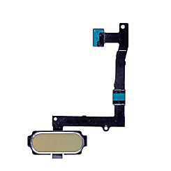 Buy the gold fingerprint sensor with flex cable for Galaxy S6 Edge Plus.