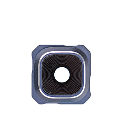 Stock up on the blue back camera lens with bracket for Galaxy S6 Edge Plus.