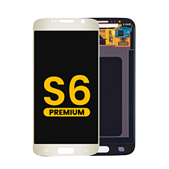 Buy the premium gold OLED assembly without frame for Galaxy S6 G920.