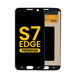 Order the OLED assembly without frame for Galaxy S7 Edge G935 in Black, premium.