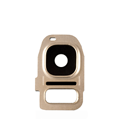 Shop the back camera lens with bracket for Galaxy S7 Edge and S7 in Gold.