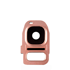 Buy the back camera lens with bracket for Galaxy S7 Edge and S7 in Rose Gold.