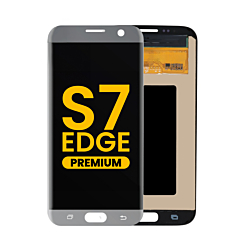 Buy the OLED assembly without frame for Galaxy S7 Edge G935 in Silver, premium.